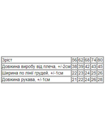 Одяг для немовлят Носи своє модель 5010-008-33-4-blakitnij-vedmediki Фото