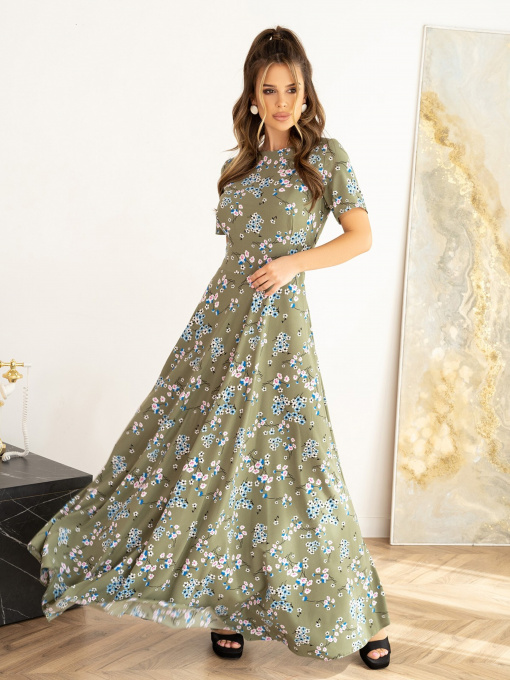 Сукні ISSA Plus модель 13994_khaki Фото