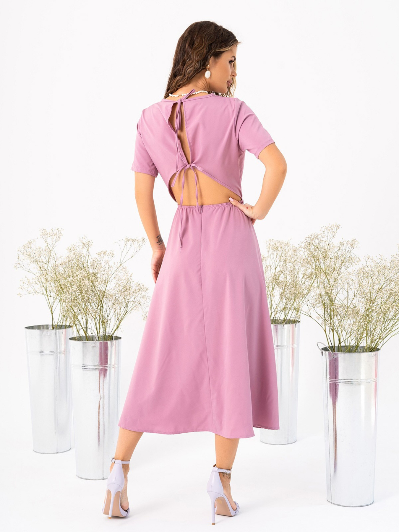 Сукні ISSA Plus модель 14031_pink Фото