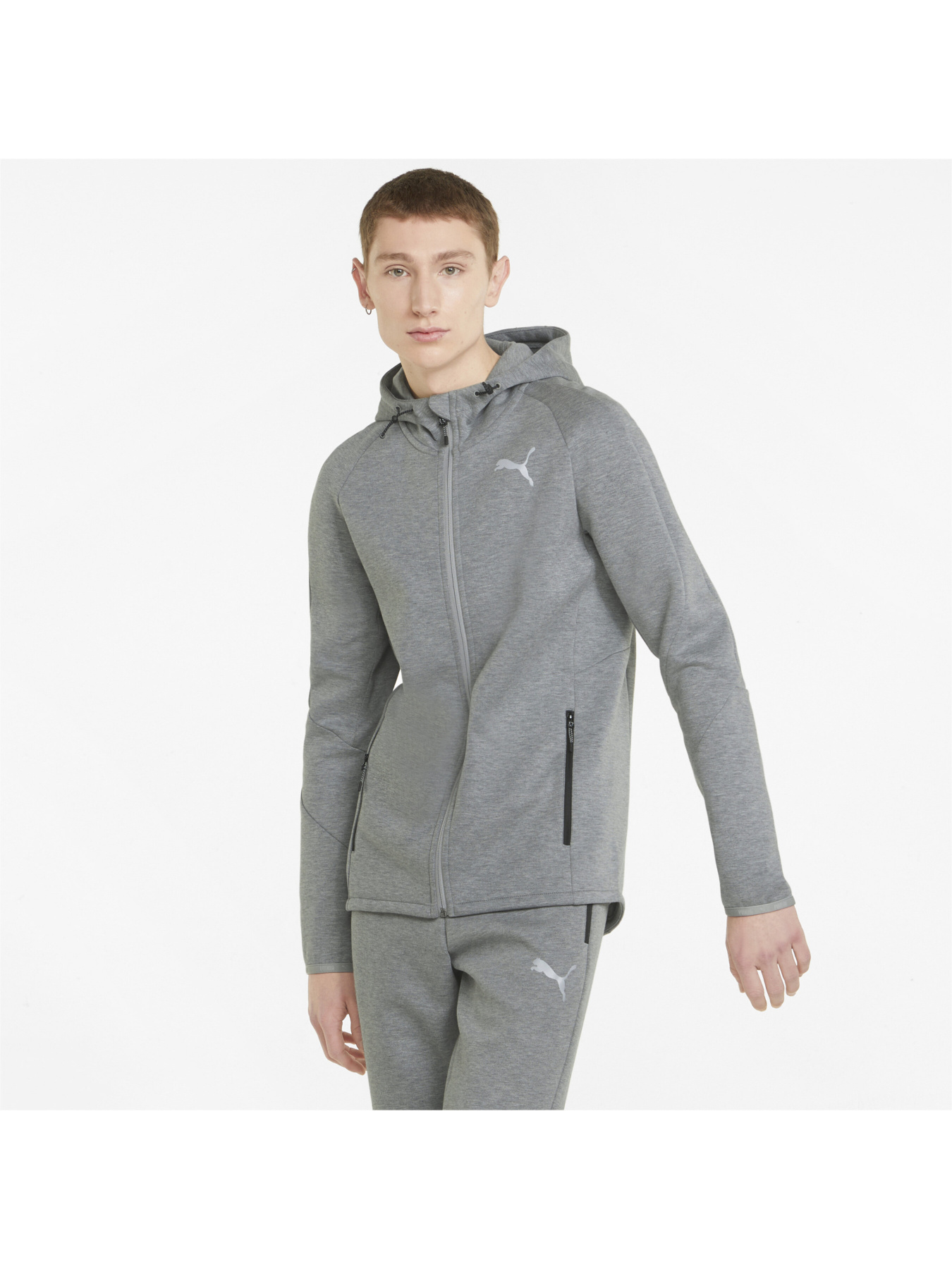 Худи и свитшоты PUMA Evostripe Full-Zip Hoodie модель 847401 Худи и свитшоты PUMA Evostripe Full-Zip Hoodie модель 847401 Фото