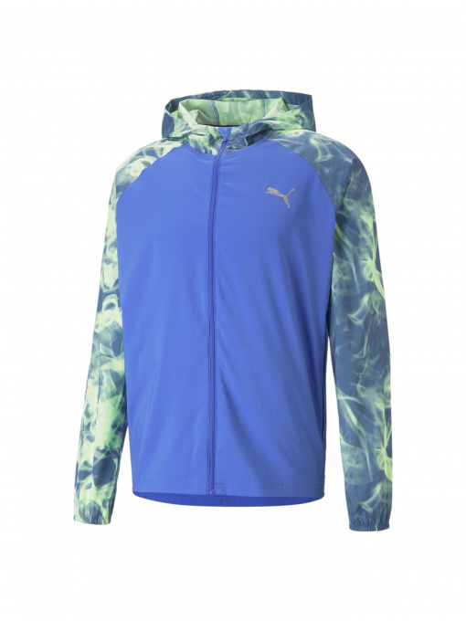Куртки та дублянки PUMA Run Fav Aop Woven Jacket модель 523389 Фото