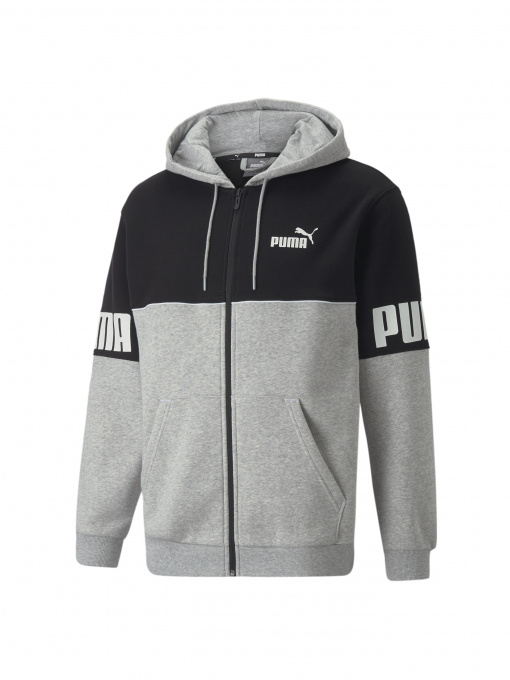 Куртки и дубленки PUMA Power Full-zip Hoodie модель 849841 Фото