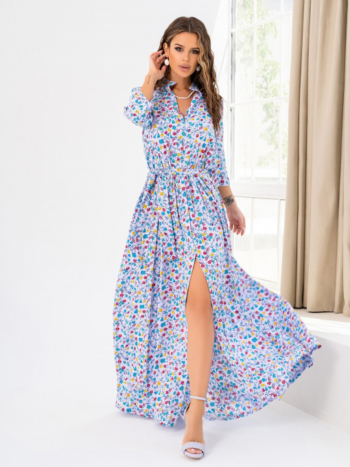 Сукні ISSA Plus модель 14016_multicolor Фото