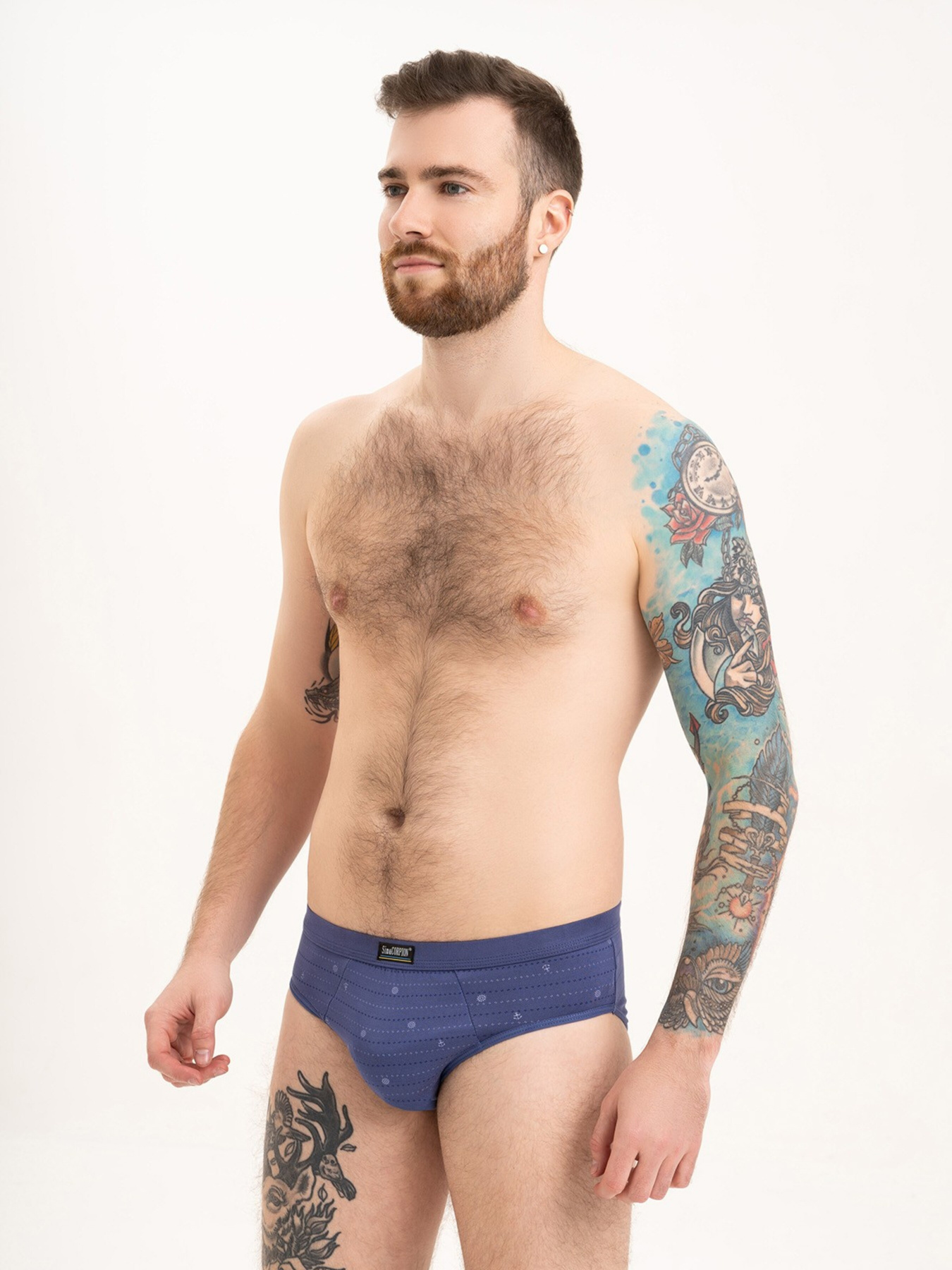 Нижнее белье ISSA Plus модель GN5-192_blue Фото