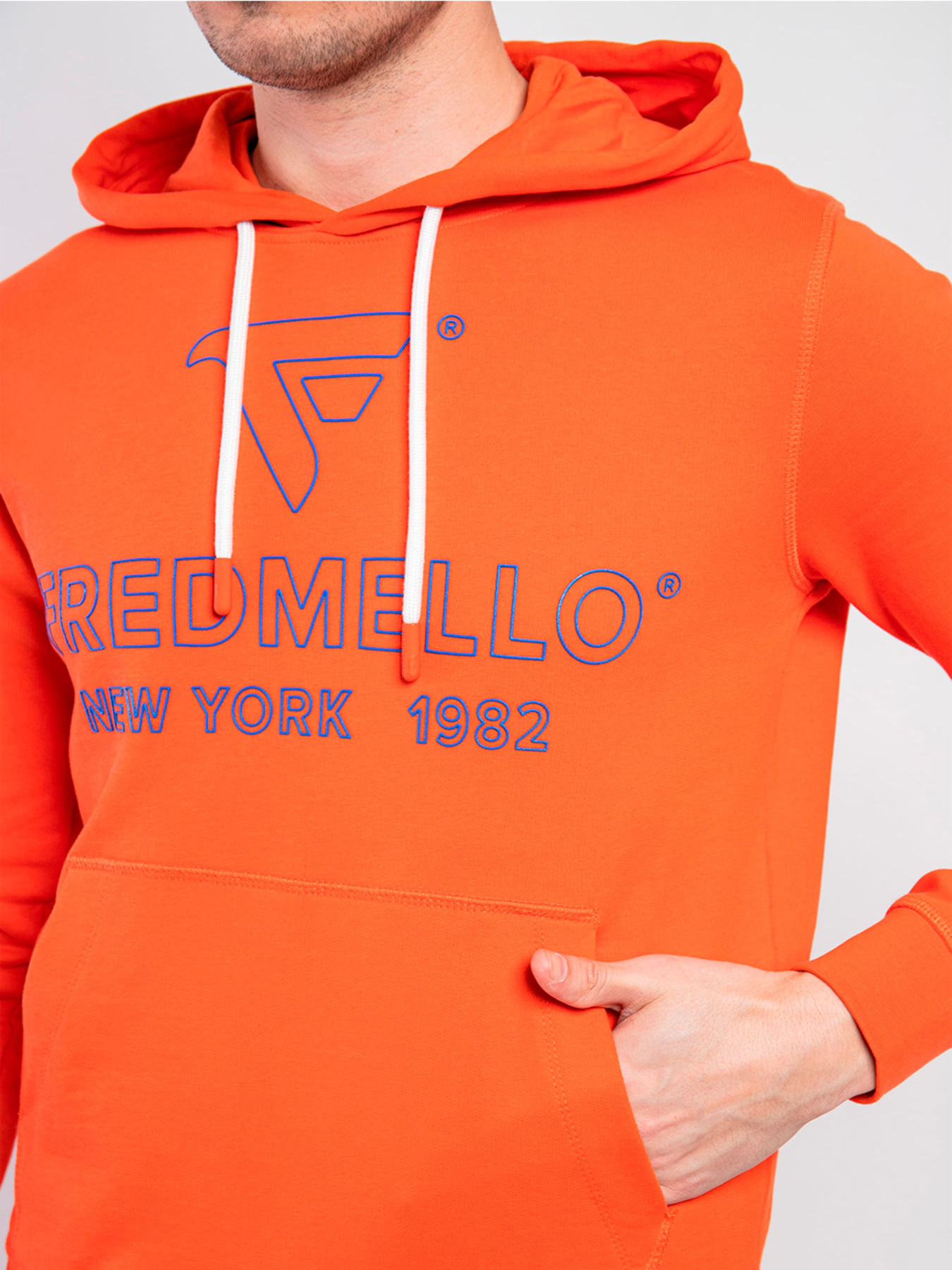 Худи и свитшоты Fred Mello модель FM23S01FC_ORANGE Фото