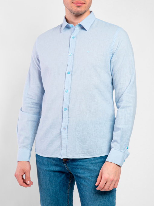 Сорочки Fred Mello модель FM23S03CU_LIGHT_BLUE Фото