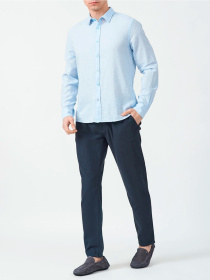 Сорочки Fred Mello модель FM23S03CU_LIGHT_BLUE Фото