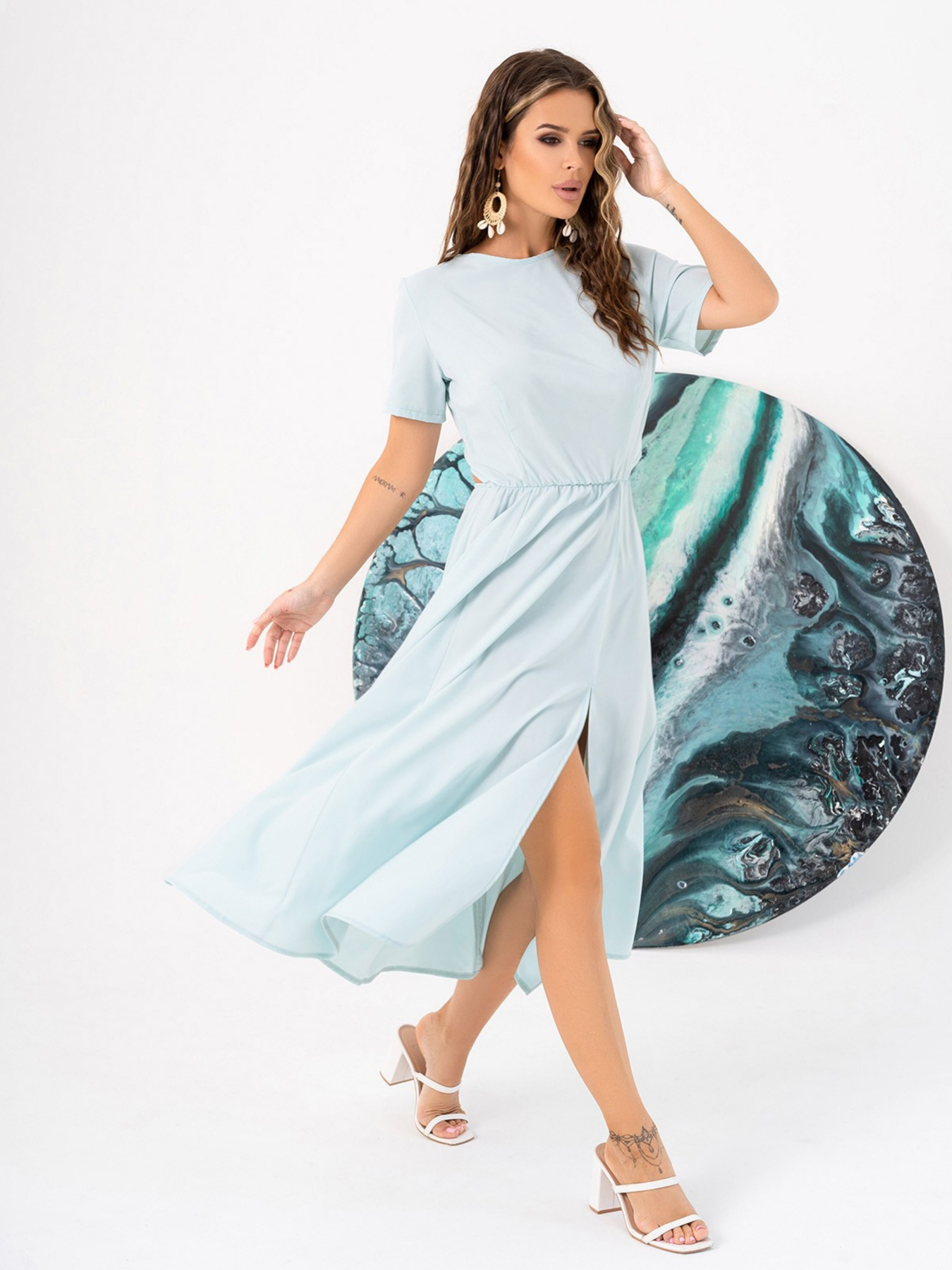 Сукні ISSA Plus модель 14031_mint Фото