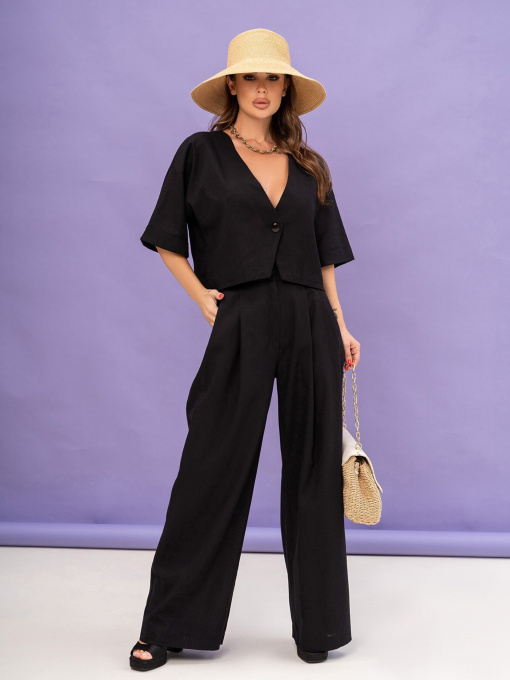 Костюмы ISSA Plus модель 14047_black Фото