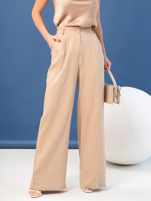 Штани ISSA Plus модель 14065_beige Фото
