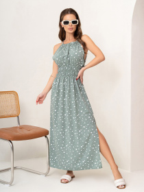 Сукні ISSA Plus модель 14068_olive Фото
