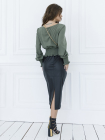 Юбки ISSA Plus модель 12126_black Фото