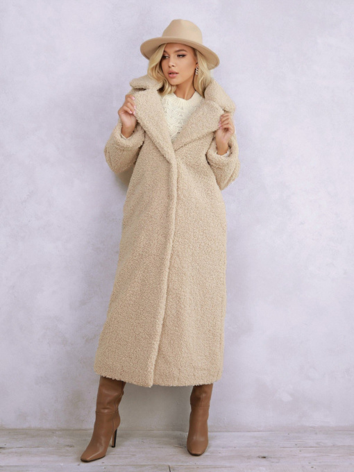 Куртки та дублянки ISSA Plus модель 12287_beige Фото