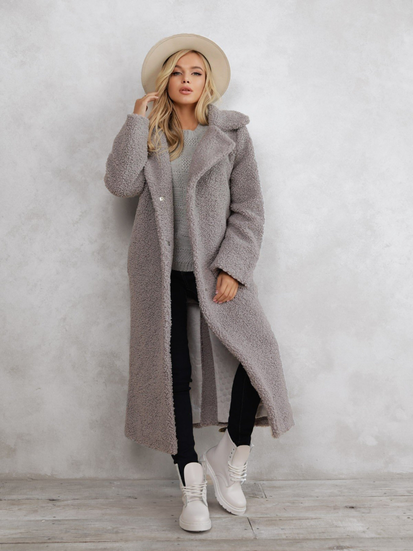 Куртки та дублянки ISSA Plus модель 12287_grey Фото