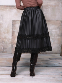 Юбки ISSA Plus модель 12333_black Фото