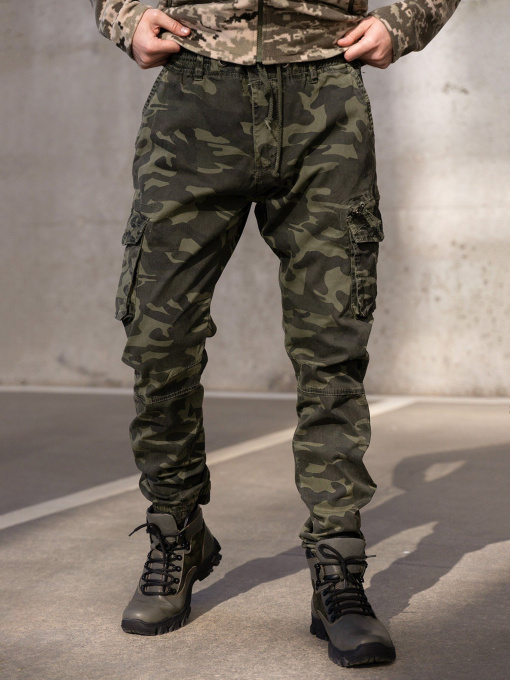 Штани ISSA Plus модель GN-479_khaki Фото