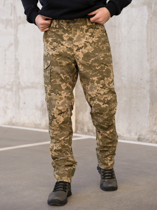Штани ISSA Plus модель GN-483_khaki Фото