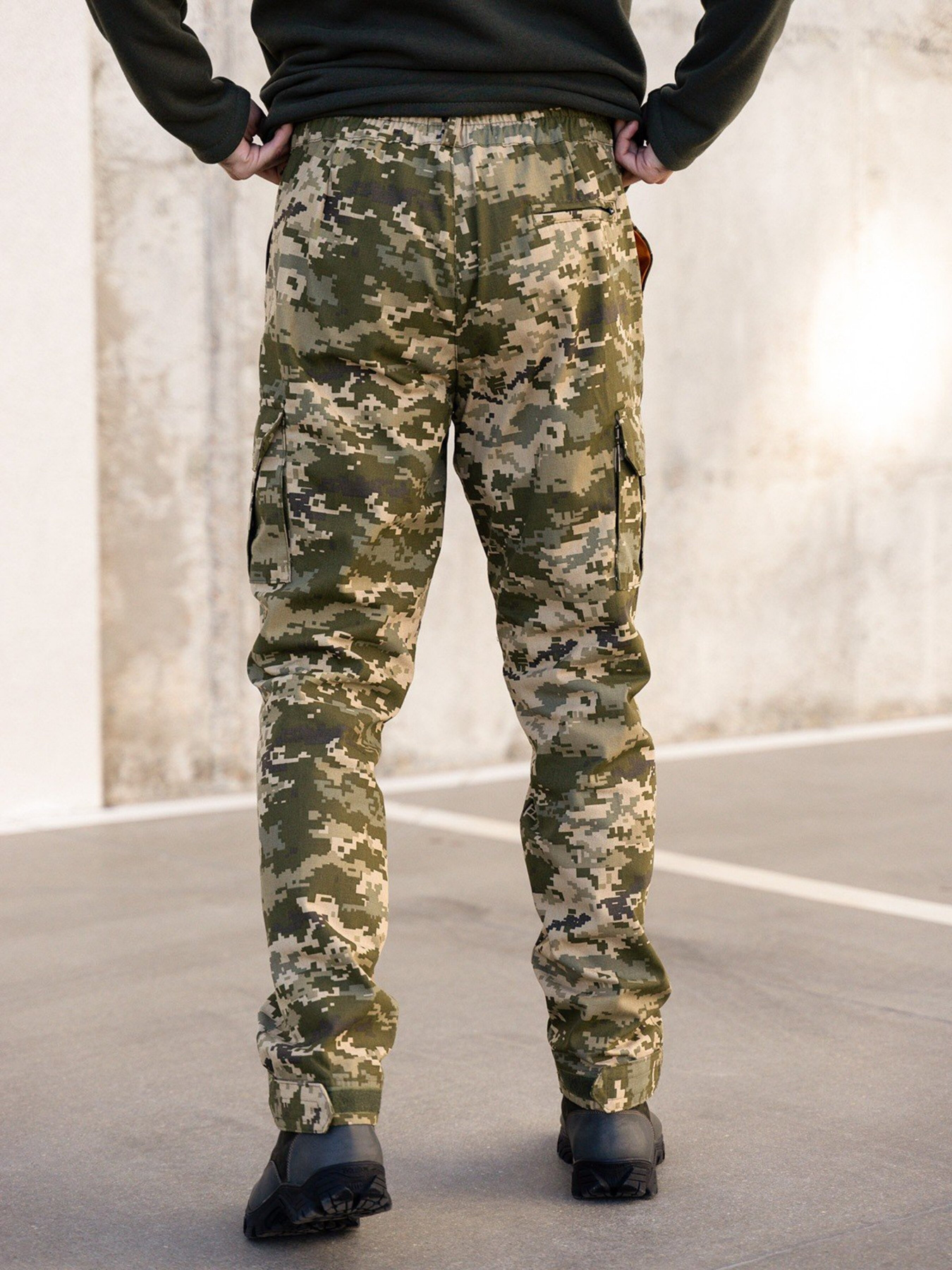 Брюки ISSA Plus модель GN-484_khaki Фото