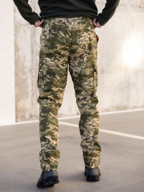 Брюки ISSA Plus модель GN-484_khaki Фото