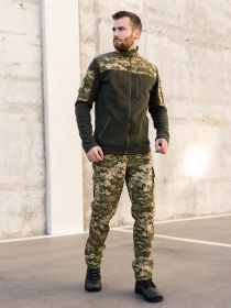 Брюки ISSA Plus модель GN-484_khaki Фото