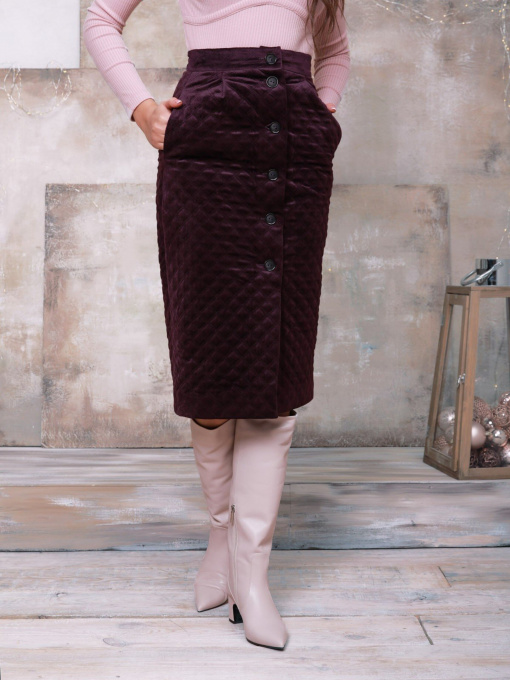 Юбки ISSA Plus модель SA-95_purple Фото