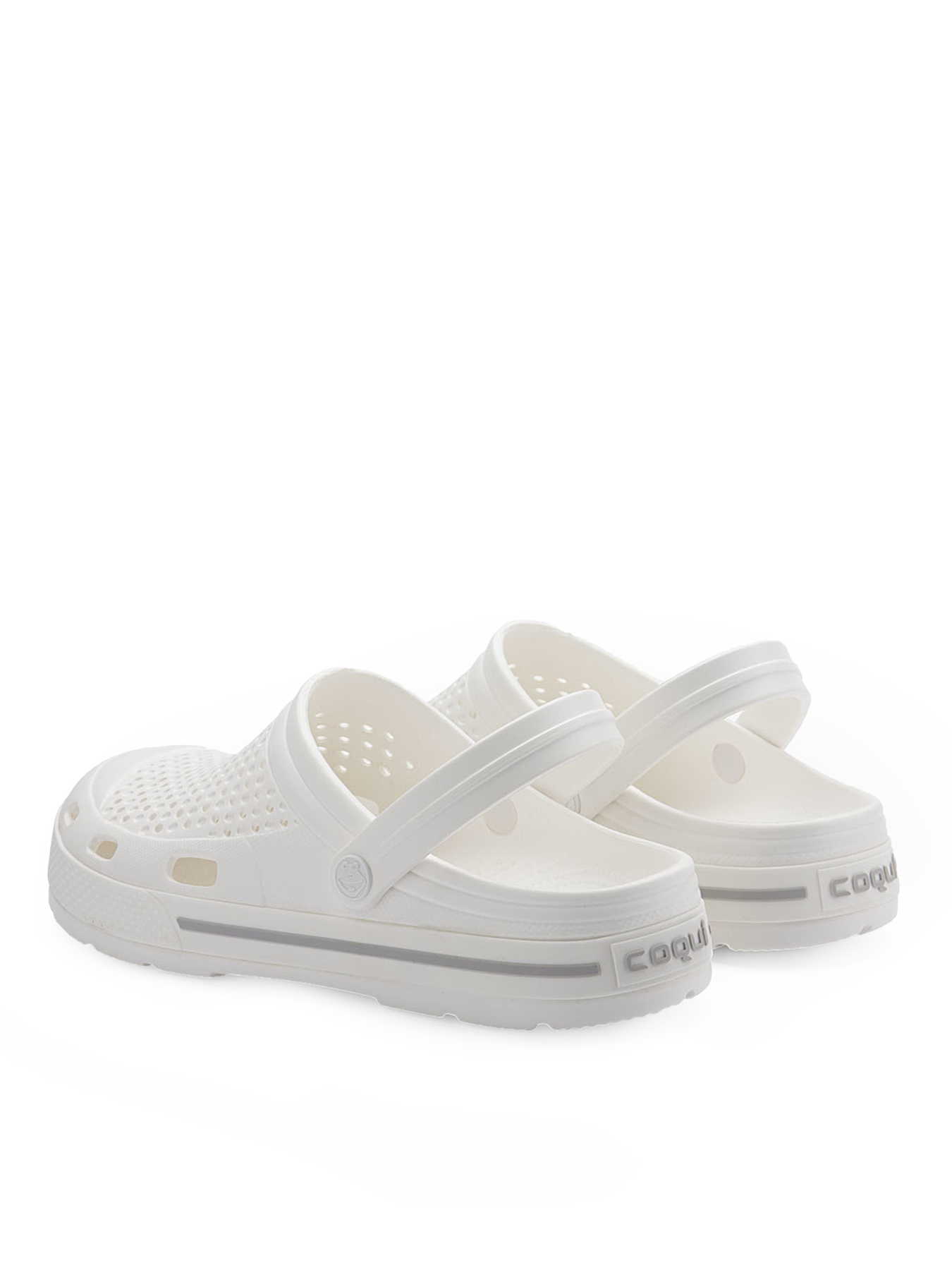 Шльопанці COQUI модель 6403WHITE_WHITE_KHAKI_GREY Фото