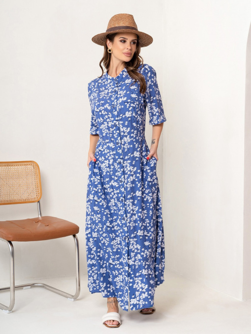 Сукні ISSA Plus модель 14073_blue Фото