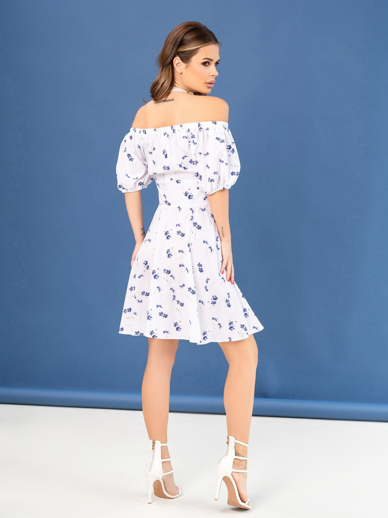 Сукні ISSA Plus модель SA-474_whiteblue Сукні ISSA Plus модель SA-474_whiteblue Фото