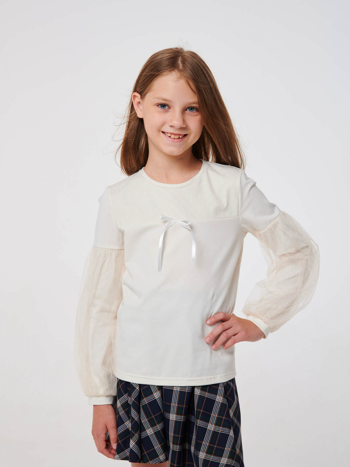 Сорочки SMIL модель smil_114906-molocnyj Фото
