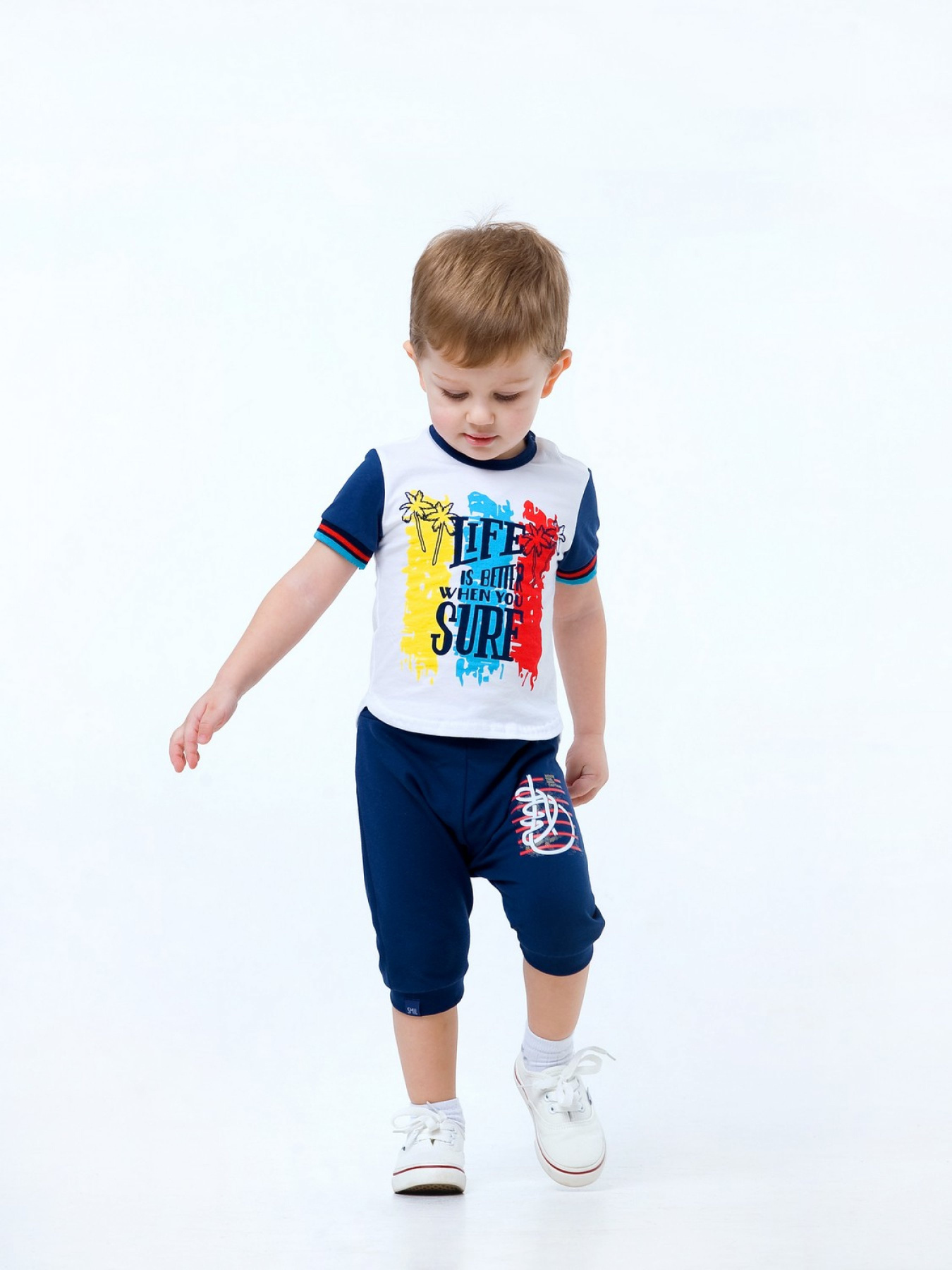Шорти SMIL модель smil_112312-sero-sinij Фото