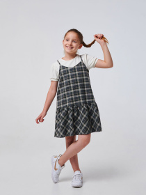 Сукні SMIL модель smil_120362-sero-zelenaa-kletka Фото