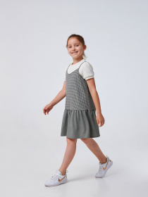 Платья SMIL модель smil_120362-cerno-belaa-lapka Фото