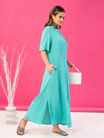 Сукні ISSA Plus модель 14072_turquoise Фото