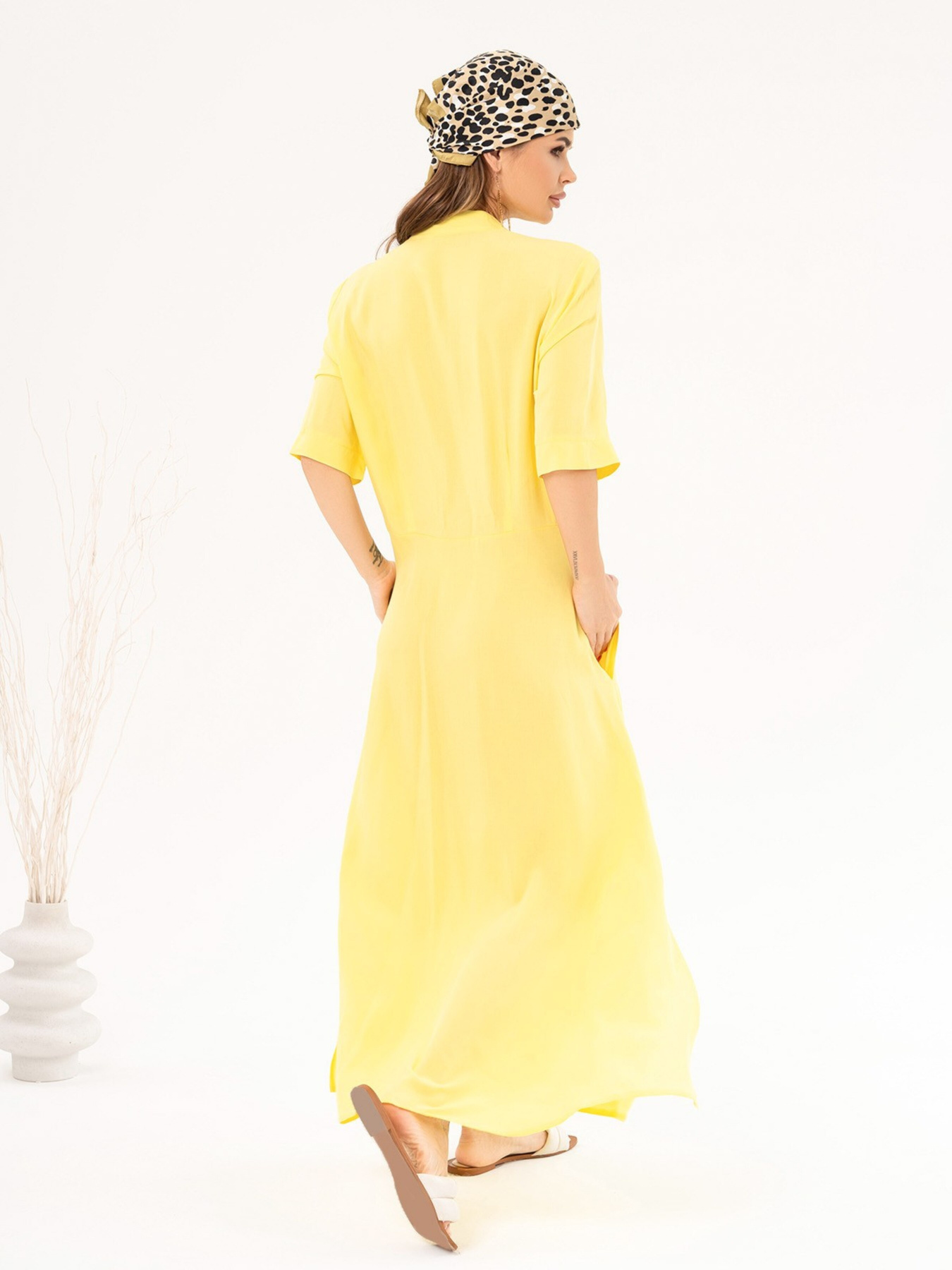 Сукні ISSA Plus модель 14072_yellow Фото