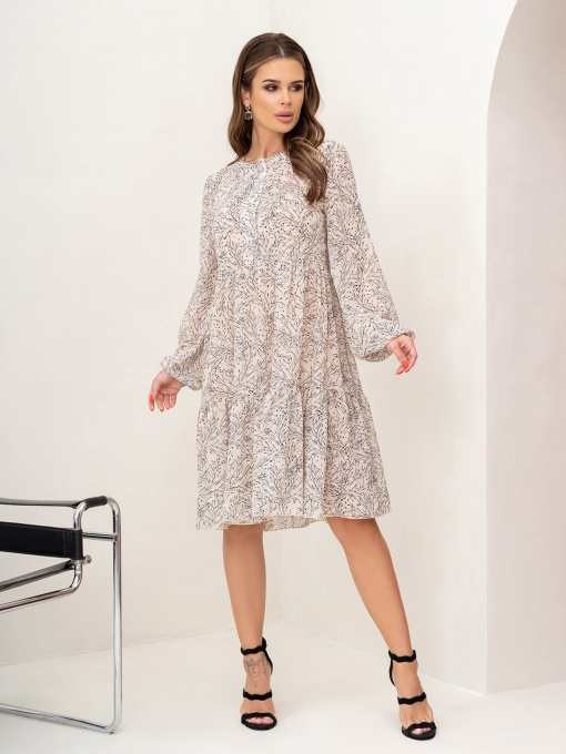 Сукні ISSA Plus модель 14056_beige Фото