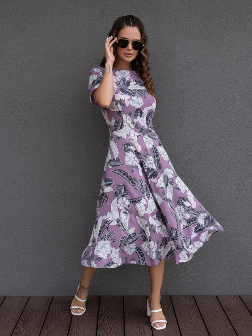 Сукні ISSA Plus модель 14082_lilac Фото