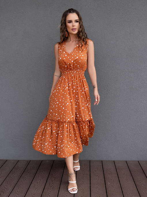 Сукні ISSA Plus модель 14091_brown Фото