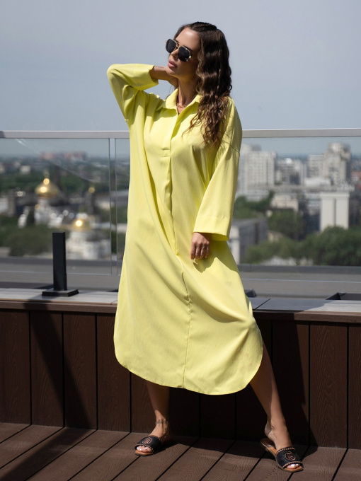 Платья ISSA Plus модель 14099_yellow Фото