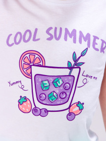 Костюмы Носи своє модель 6194-036-33-1-temno-foletovij-cool-summer Фото