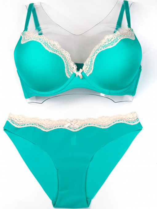 Нижнее белье ISSA Plus модель BL2-747_turquoise Фото