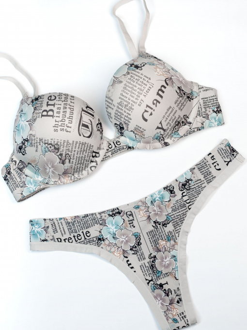 Нижнее белье ISSA Plus модель BL2-748_grey Фото