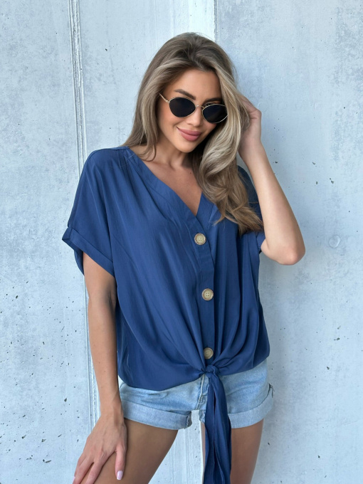 Сорочки ISSA Plus модель WN20-494_darkblue Фото