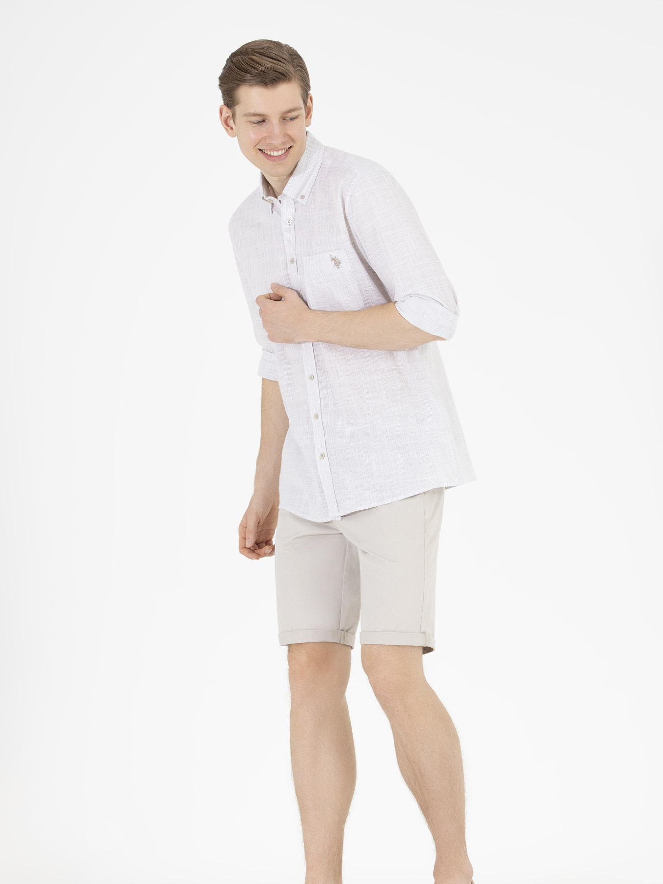 Рубашки US Polo модель G081GL004.000.1575234.VR049 Фото