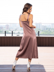 Сукні ISSA Plus модель 14122_brown Фото