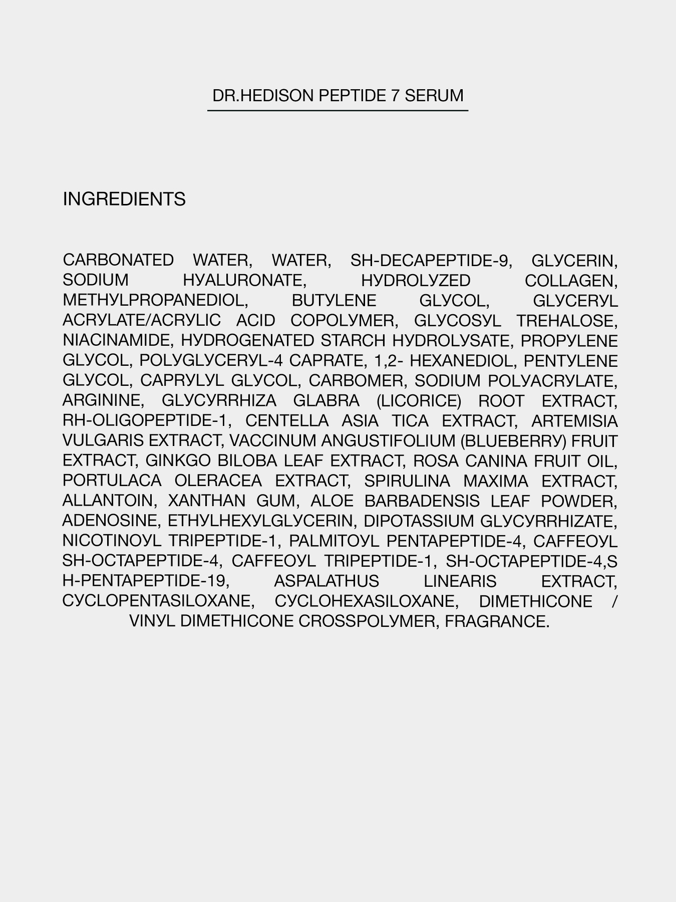Лифтинг-сыворотка Dr.HEDISON модель 12108400 Лифтинг-сыворотка Dr.HEDISON модель 12108400 Фото