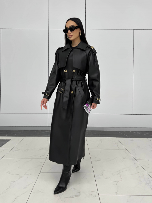 Пальта та плащі Jadone Fashion модель Trench_Nekst_podovzhenyy_chor Фото