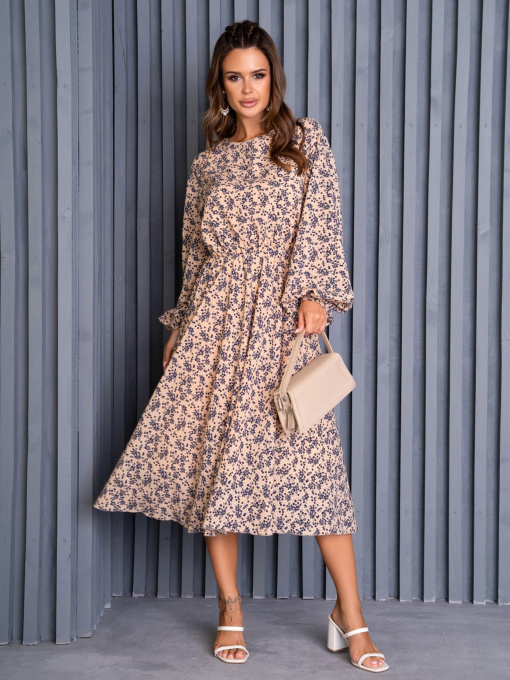 Сукні ISSA Plus модель 14131_beige Фото
