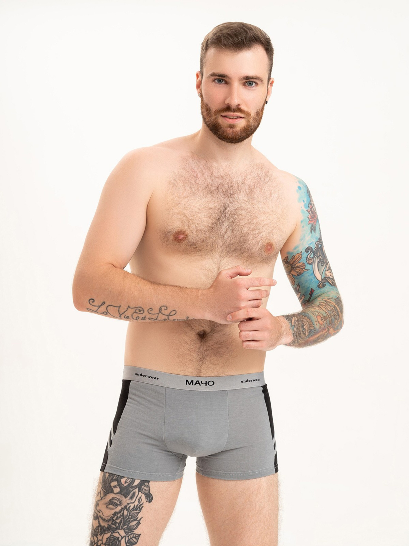 Нижнее белье ISSA Plus модель GN5-212_grey Фото
