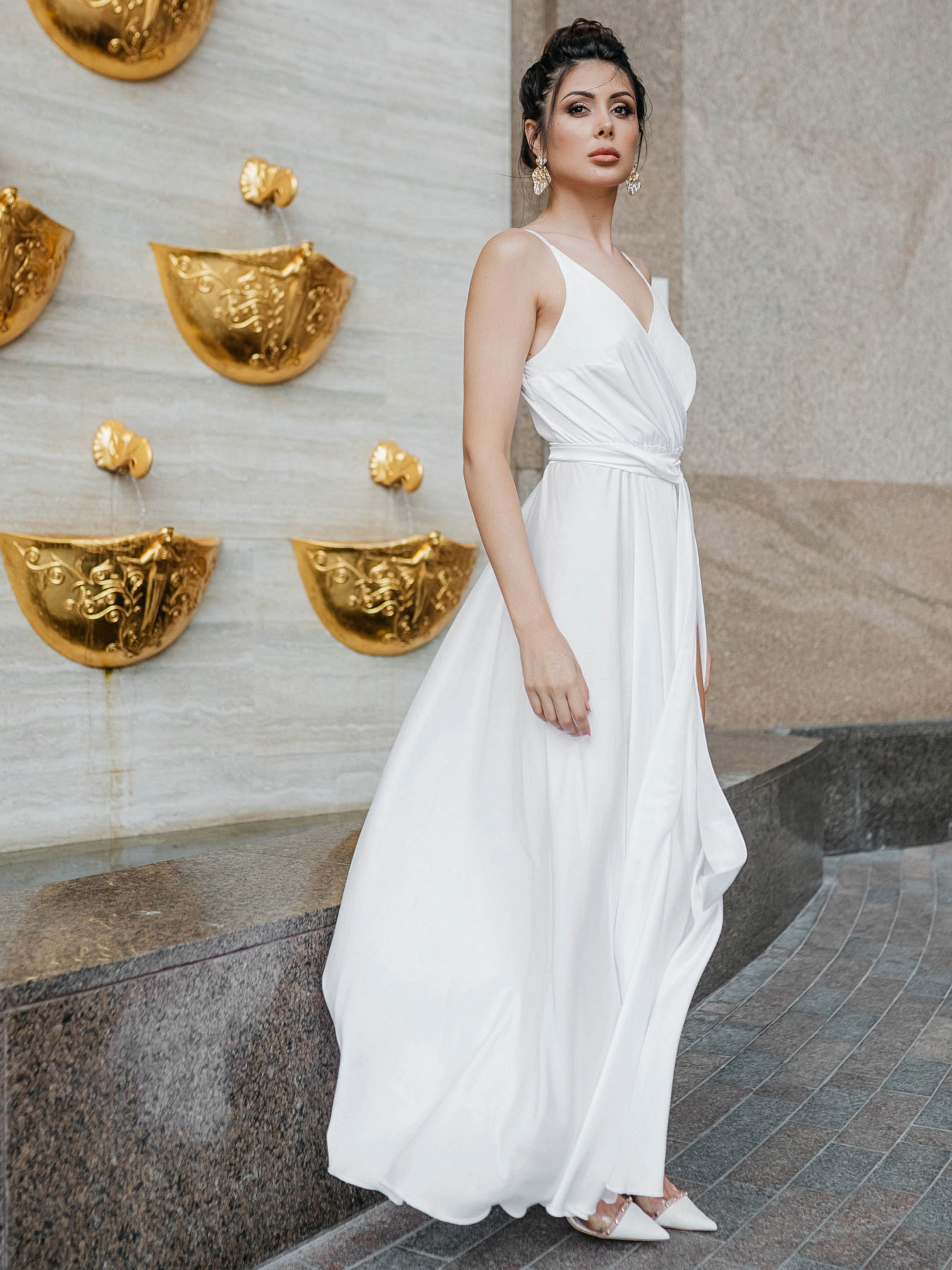 Платья Jadone Fashion модель Suknya_Bonsi_bila Фото