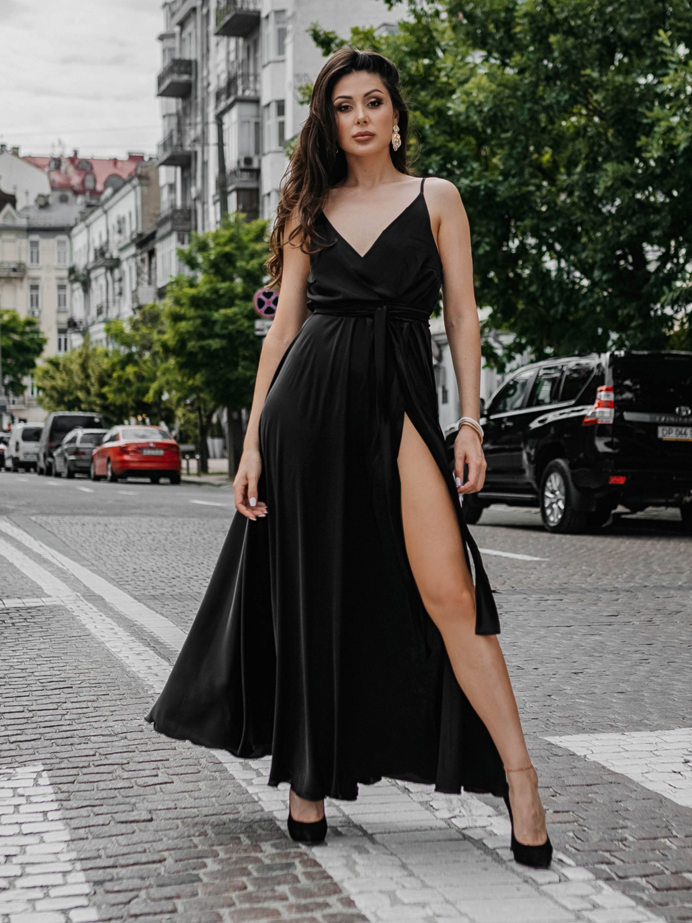 Платья Jadone Fashion модель Suknya_Bonsi_chorna Фото